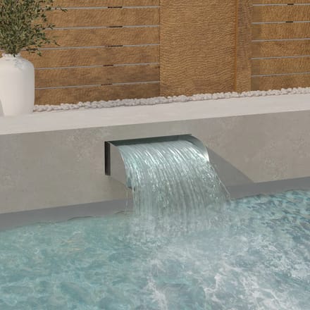 vidaXL - Waterval - 45x34x14 - cm - roestvrij - staal - 304