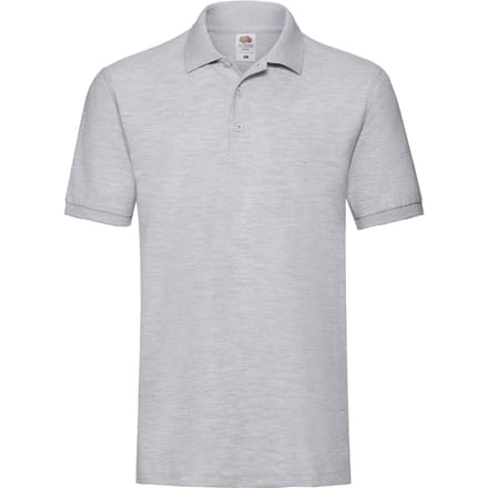 Fruit of the Loom Heren Premium Piqué Poloshirt (Heide Grijs)