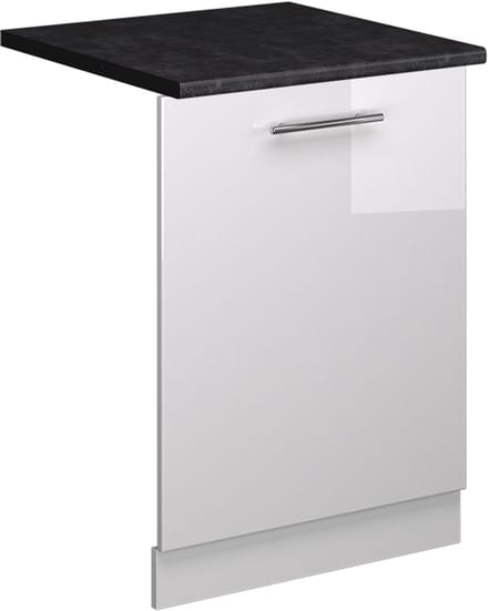 Vicco Fame-Line Vaatwasserfrontpaneel – 60 cm, WB Antraciet Wit Hoogglans
