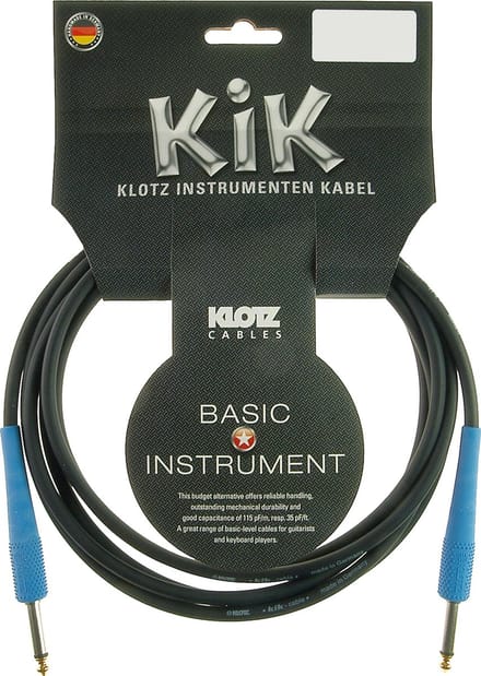 Klotz KIKC3.0PP2 instrumentkabel 3 m - Instrumentenkabel
