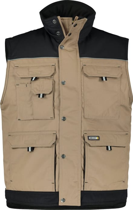 Tweekleurige bodywarmer