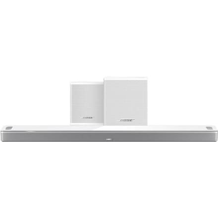 Bose Smart Ultra Soundbar Wit + Bose Surround Speakers Wit