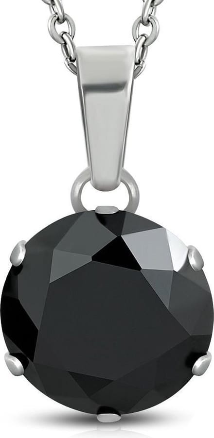 Amanto Ketting Cuno Black - 316L Staal - ∅10mm - 45cm