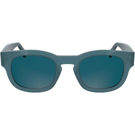 Vierkante Zonnebril Blauwgroen