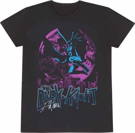 DC Comics Batman - Dark Knight Mens Tshirt - L - Zwart
