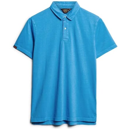 Polo Shirt Korte Mouw Superdry Polo Studios Jersey bleu manches courtes