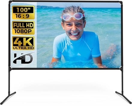 Projectorscherm - Filmscherm - Thuisbioscoop - Kreukvrij polyester - 100 inch 16:9 - Wit