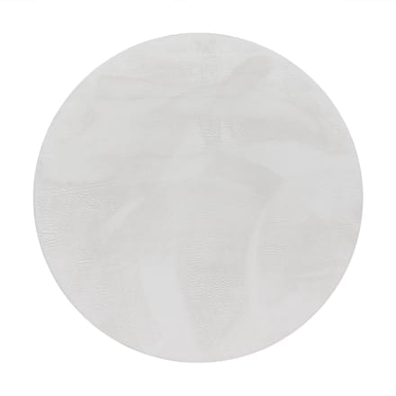 Zacht kleed Solina wit 200 cm rond