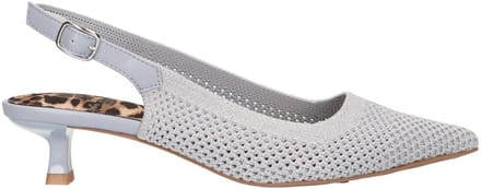 La Strada Slingback Grijs Knitted - Damesschoenen - Maat - 38
