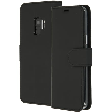 Accezz Hoesje - Geschikt voor Samsung Galaxy S9 - Wallet Softcase Bookcase - Zwart
