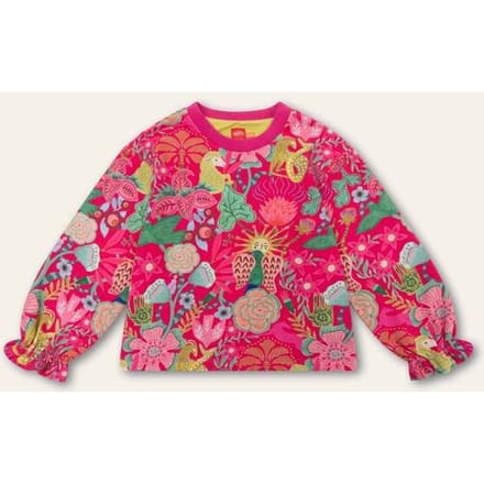 Oilily Hoossel Sweater- maat140/10yr Bright Rose