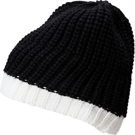 Myrtle Beach - Unisex Wintersport Muts (Zwart/Wit)