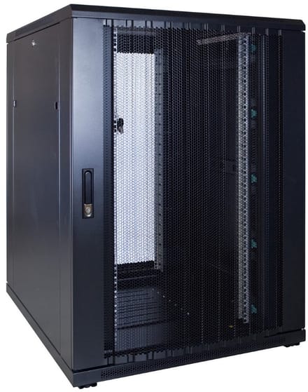 DSIT 22U serverkast met geperforeerde deur 800x1200x1200mm (BxDxH) - serverbehuizing - serverrack - 19 inch