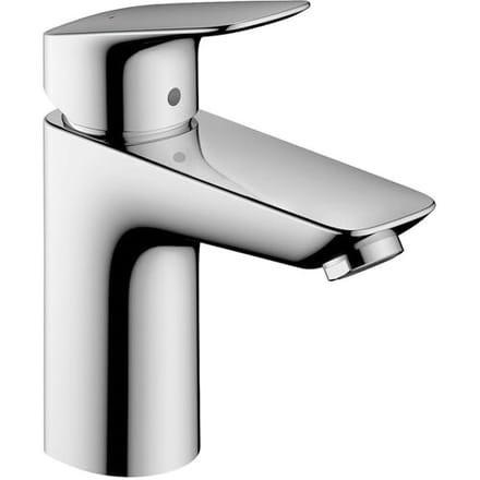 Hansgrohe logis single lever basin mixer 100 with pop-up was