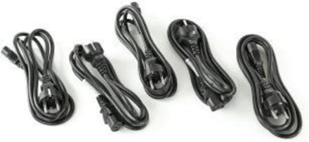 Zebra 105950-015 electriciteitssnoer Zwart Netstekker type F IEC C13