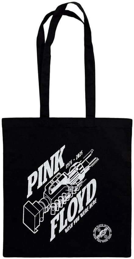 Pink Floyd - Robot Hands Wish You Were Here 50 Schoudertas/Shopper - Zwart