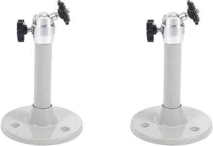 Projector Beugel - Houders - Thuisbioscoop Opzetten - Verstelbare Kop - 2 Stuks 13.5 cm - Zilver