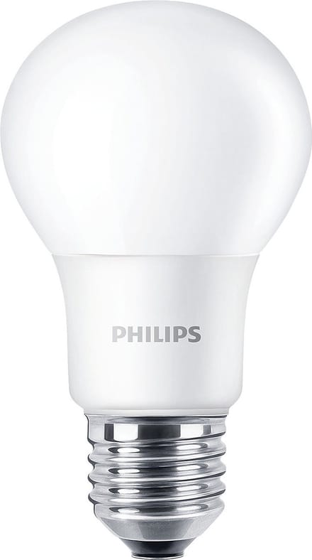 Philips CorePro LED E27 - 8W (60W) - Warm Wit Licht - Niet Dimbaar - 3 stuks