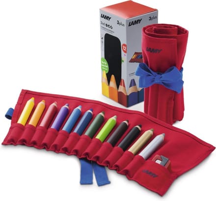 LAMY 3Plus Kleurpotlood rol 12st incl.puntenslijper