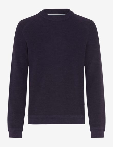Brax Heren Trui  Style ROY plum, donkerpaars, maat XS