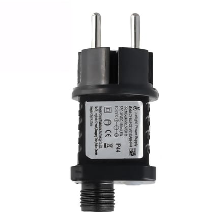 LED Verlichting Transformator met Timer en 8 Knipprogramma's - 31V 6W - IP44 Waterdicht