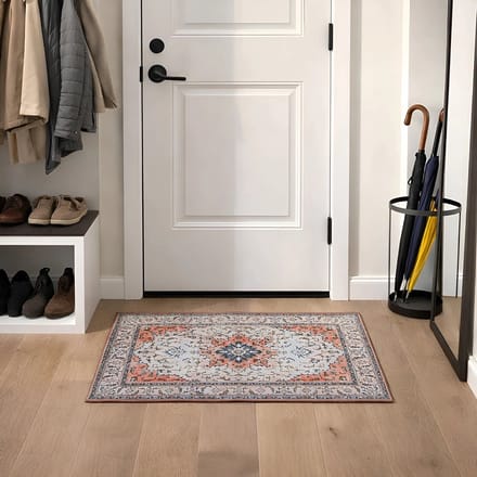 Lavandoux - Deurmat - Teheran - Beige en Terracotta - 50 x 80 cm
