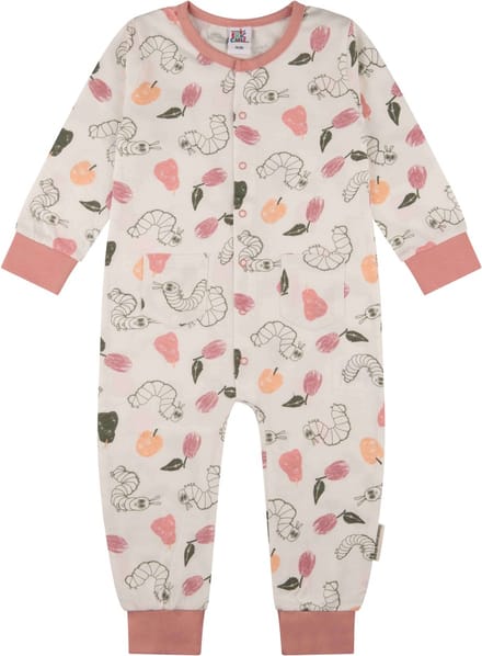Rupsje Nooitgenoeg, 2022 boxpakje onesie roze, 74/80
