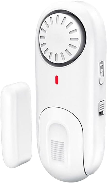 Deur Open Alarm - Raam Sensor - Inbraak Voorkomen - Direct Alarm Signaal - Compact Ontwerp - Wit