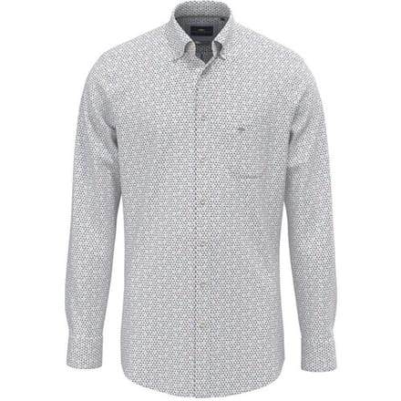 Fynch-Hatton Overhemd Colorful Fantasy Pattern Button Down Berry-Multi / male