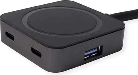 Value VALUE USB 3.2 Gen 1 Hub, 4 Ports (2x USB 12.99.1124 USB-hub 2 + 2 poorten USB-C, USB-A USB 3.2 Gen1 5 GBit/s Zwart