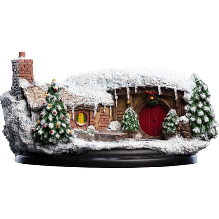 Weta Workshop The Hobbit An Unexpected Journey Statue 35 Bagshot Row Christmas Edition 7cm
