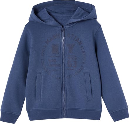 Vertbaudet Ritssweater mt capuchon sport BASICS jongens