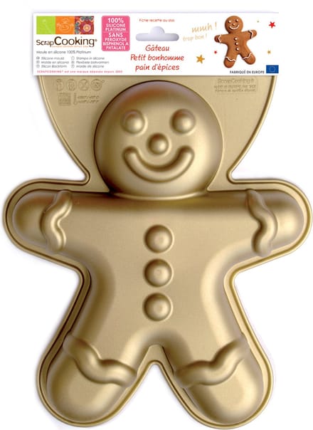 ScrapCooking Siliconen Mal Gingerbread Man