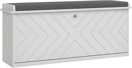 HOMCOM-Schoenenbank-Spaanplaat-100x26x44,5cm-Wit