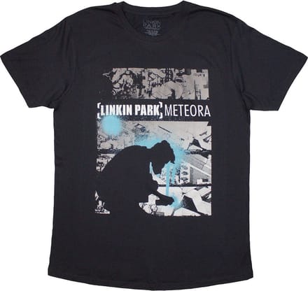Linkin Park - Spray Collage Heren T-shirt - XL - Zwart