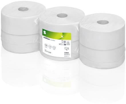 Satino by WEPA - Toiletpapier Satino rol Comfort 2-laags 66mmx380m wit