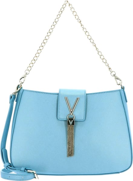 VALENTINO Schoudertas Divina SA Hobo Bag Turchese Met Lichtblauw