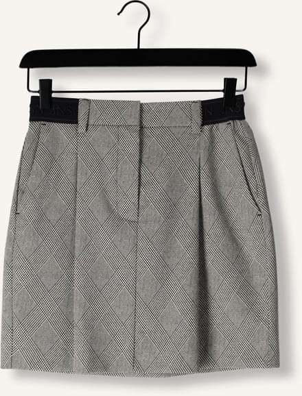 Jansen Amsterdam Dani Rok Wsc 693 Kort Dames - Korte rok - Grijs - Maat 40
