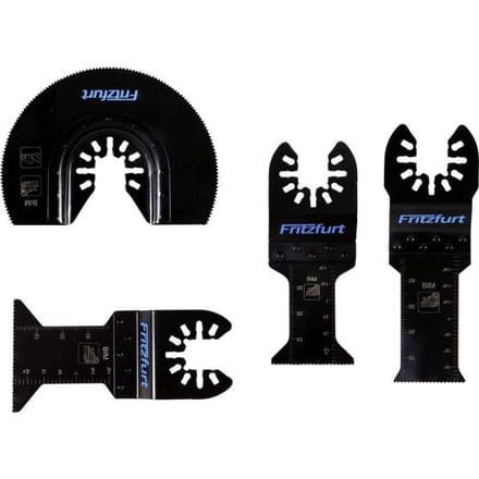 FRITZFURT 3501-2014 Multitool toebehorenset Bimetaal 4-delig 1 set(s)