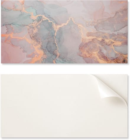 Vinyl wandpaneel met print voor de eetkamer, 100x50 cm, abstract harspatroon.