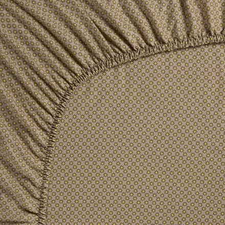 Pip Studio katoen - Hoeslaken - 100 x 200 cm - Geel kaki