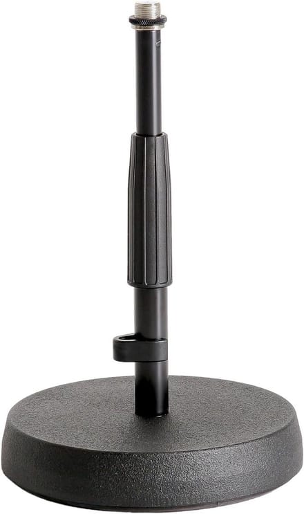 Tafelmicrofoonstatief met 3/8 inch schroefdraad - Zwart - 347 mm hoogte