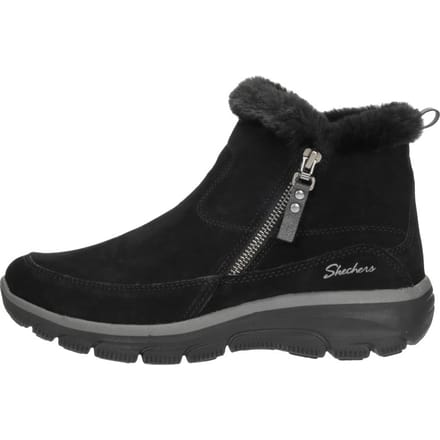 Skechers EASY GOING - COOL ZIP Dames Instappers - Zwart