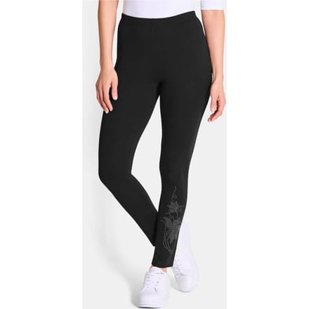 Legging in een set van 2 - zwart - Gr. 20 van Goldner Fashion