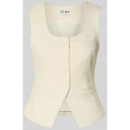 Bodywarmer van viscosemix met structuurpatroon model 'KATE LUMINA'