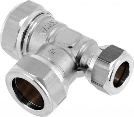BONFIX 82515 T-stuk 28 x 28 x 22 mm. vertind