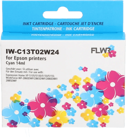 FLWR - Inktcartridge / 502XL / Cyaan - Geschikt voor Epson