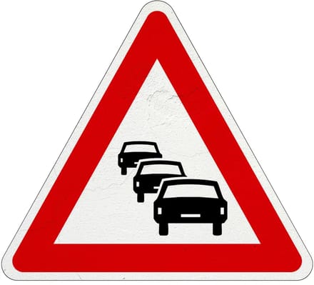 Pas op file bord - J33 | Sign Again materiaal | 40 cm