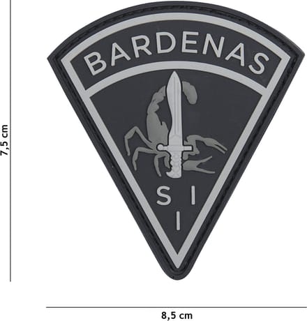 Embleem 3D PVC Bardenas zwart