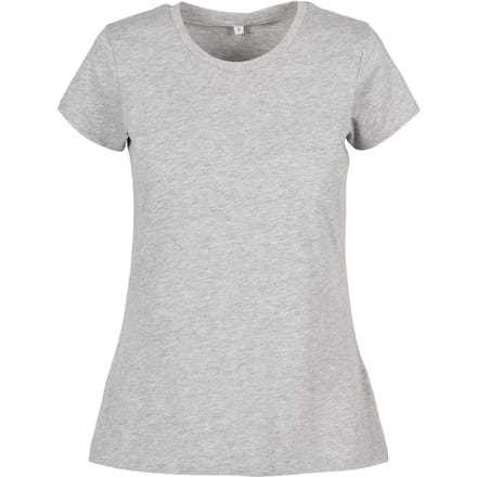 Build your Brand Ladies´ Basic Tee BYBB012 - Heather Grey - XS